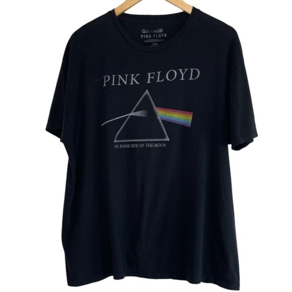 Garage Pink Floyd Graphic T-Shirt Black The Dark Side Of The Moon Boxy Loose L - Picture 10 of 10